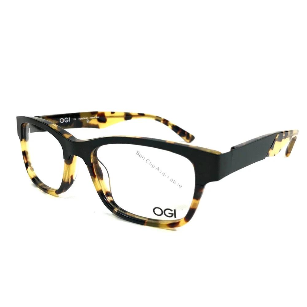 OGI Eyeglasses Frame HERITAGE 9118/2142 Havana Evergreen Brown Green 50-17-145